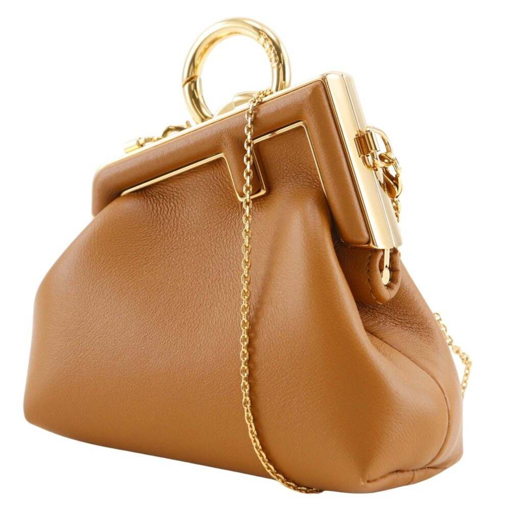 FENDI Brown Leather Shoulder Bag - Picture 2 of 16